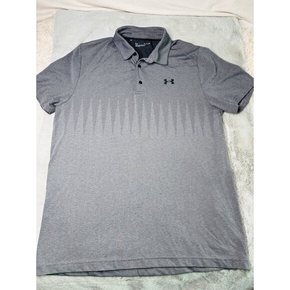 Under Armour Other - Under Armour Shirt Mens XL Polo Golf Performance Polo Collar Patterned Gray